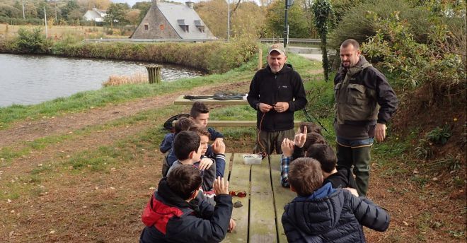 Encadrement des écoles de pêche des AAPPMA du Trieux et de Lannion