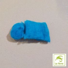 Laine de mouton d'Ouessant LE FEVRE turquoise