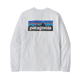 M's LS P-6 Logo Responsibili-Tee WHI