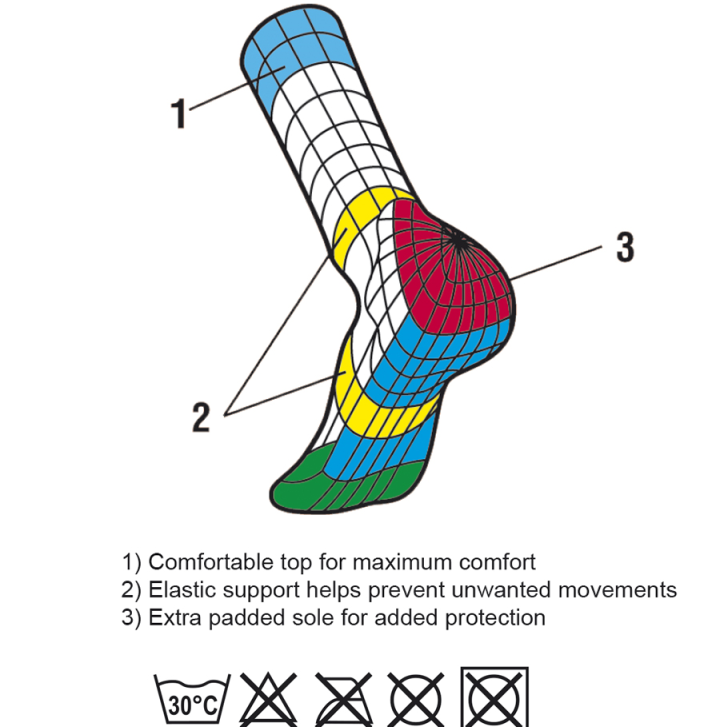 Chaussettes de pêche montantes