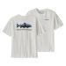 Tee-shirt Homme Patagonia Home Water Trout WHI