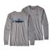 M's LS Fitz Roy Trout T-Shirt Gris