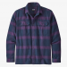 M's LS Fjord Flannel Shirt Burlwood: Purple BUPU 