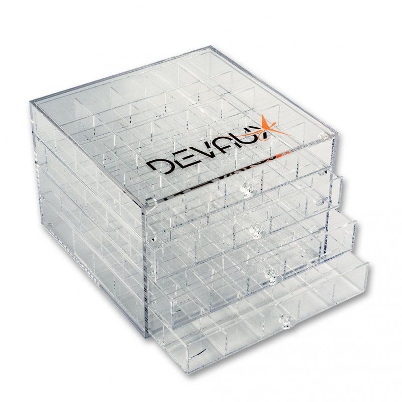 Boite plexiglass 100 cases - Boîtes à mouches - Mouches - Riverstones