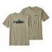 M's Fitz Roy Trout Responsibili-Tee Weathered Stone (WSTO)