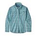 W's LS Sun Stretch Shirt Tropicat: Mako Blue (TRMB)