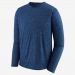 M's LS Capilene Cool Daily Shirt Viking Blue - Navy Blue X-Dye (VKNX)