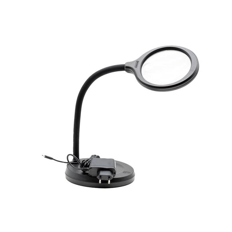 Loupe socle LED CARSON 2X-5X - Montage de mouches - Mouches