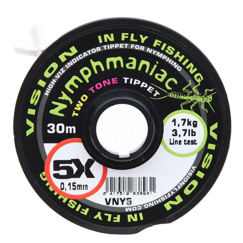 Nylon Indicateur Nymphmaniac Two Tone Tippet Vision Fly Fishing