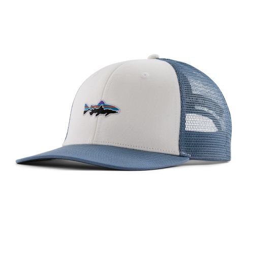 Stand Up Trout Trucker Hat WHI