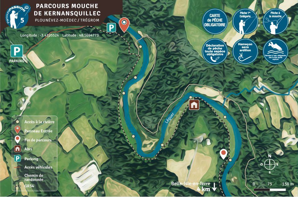 Depliant Parcours mouche kernansquillec